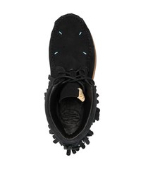 schwarze Chukka-Stiefel aus Wildleder von VISVIM