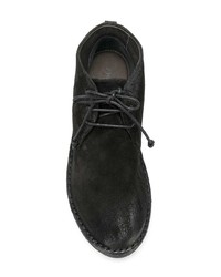 schwarze Chukka-Stiefel aus Wildleder von Marsèll