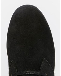 schwarze Chukka-Stiefel aus Wildleder von Fred Perry