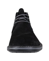 schwarze Chukka-Stiefel aus Wildleder von IGI&CO