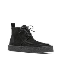 schwarze Chukka-Stiefel aus Wildleder von Marsèll