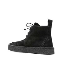 schwarze Chukka-Stiefel aus Wildleder von Marsèll