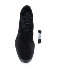 schwarze Chukka-Stiefel aus Wildleder von Hogan