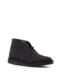 schwarze Chukka-Stiefel aus Wildleder von Clarks Originals