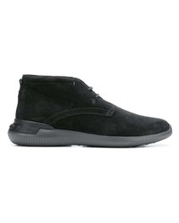 schwarze Chukka-Stiefel aus Wildleder von Tod's