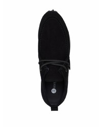 schwarze Chukka-Stiefel aus Wildleder von Leandro Lopes
