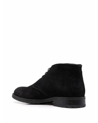 schwarze Chukka-Stiefel aus Wildleder von Bally