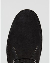 schwarze Chukka-Stiefel aus Wildleder von Ben Sherman