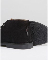 schwarze Chukka-Stiefel aus Wildleder von Ben Sherman