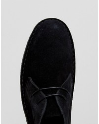 schwarze Chukka-Stiefel aus Wildleder von Pier 1 Imports