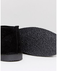 schwarze Chukka-Stiefel aus Wildleder von Pier 1 Imports