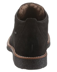 schwarze Chukka-Stiefel aus Wildleder von Rieker