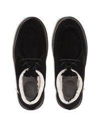 schwarze Chukka-Stiefel aus Wildleder von Suicoke