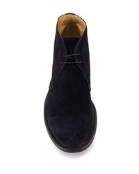 schwarze Chukka-Stiefel aus Wildleder von Scarosso