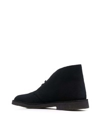 schwarze Chukka-Stiefel aus Wildleder von Clarks Originals