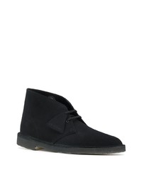 schwarze Chukka-Stiefel aus Wildleder von Clarks Originals