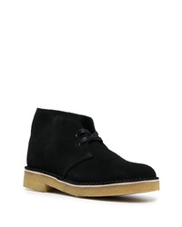 schwarze Chukka-Stiefel aus Wildleder von Clarks Originals