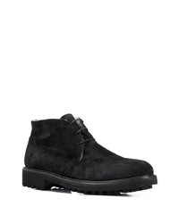 schwarze Chukka-Stiefel aus Wildleder von Baldinini