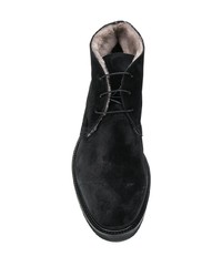 schwarze Chukka-Stiefel aus Wildleder von Baldinini