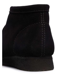 schwarze Chukka-Stiefel aus Wildleder von Clarks Originals