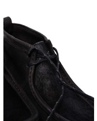 schwarze Chukka-Stiefel aus Wildleder von Clarks Originals