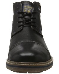 schwarze Chukka-Stiefel von Bugatti