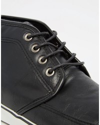 schwarze Chukka-Stiefel von Asos