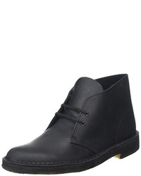 schwarze Chukka-Stiefel von Clarks Originals