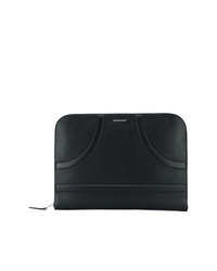 schwarze Clutch Handtasche von Alexander McQueen