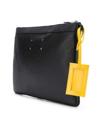 schwarze Clutch Handtasche von Maison Margiela