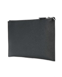 schwarze Clutch Handtasche von Prada