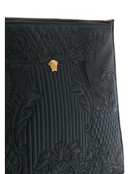 schwarze Clutch Handtasche von Versace