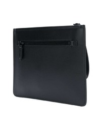 schwarze Clutch Handtasche von Salvatore Ferragamo