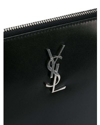 schwarze Clutch Handtasche von Saint Laurent