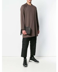 schwarze Clutch Handtasche von Rick Owens