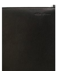 schwarze Clutch Handtasche von Rick Owens