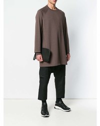 schwarze Clutch Handtasche von Rick Owens