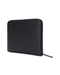 schwarze Clutch Handtasche von Saint Laurent