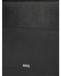schwarze Clutch Handtasche von AMI Alexandre Mattiussi