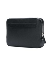 schwarze Clutch Handtasche von Prada