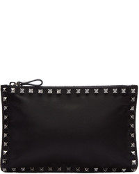 schwarze Clutch Handtasche von Valentino