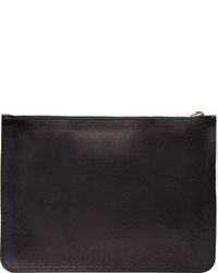 schwarze Clutch mit Blumenmuster von Alexander McQueen