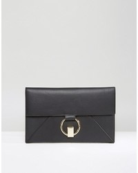 schwarze Clutch von Asos