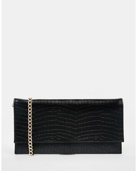 schwarze Clutch von Asos