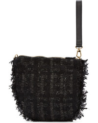 schwarze Clutch von Simone Rocha