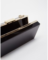 schwarze Clutch von Love Moschino