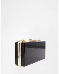 schwarze Clutch von Love Moschino