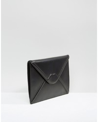 schwarze Clutch von Lulu Guinness