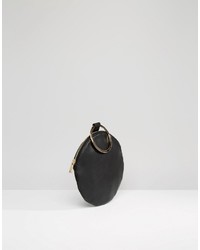 schwarze Clutch von Asos