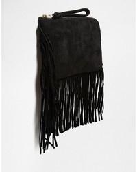 schwarze Clutch von Street Level